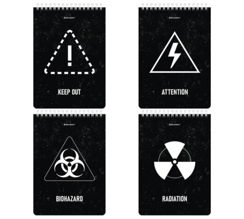 Блокнот А5 (146х206 мм), 80 л., гребень, картон, клетка, BRAUBERG, 