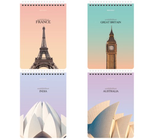 Блокнот А5 (146х206 мм), 80 л., гребень, картон, жесткая подложка, клетка, BRAUBERG, 