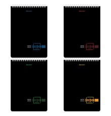 Блокнот А5 (146х206 мм), 80 л., гребень, картон, жесткая подложка, клетка, BRAUBERG, 