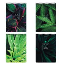 Блокнот А5 (146х206 мм), 80 л., гребень, картон, жесткая подложка, клетка, BRAUBERG, 