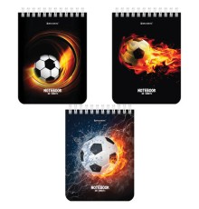 Блокнот МАЛЫЙ ФОРМАТ А6 108х145 мм, 40 л., гребень, картон, клетка, BRAUBERG, 