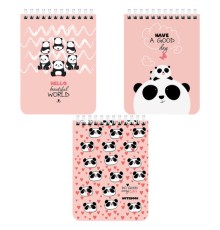 Блокнот МАЛЫЙ ФОРМАТ А6 108х145 мм, 40 л., гребень, картон, клетка, BRAUBERG KIDS, 