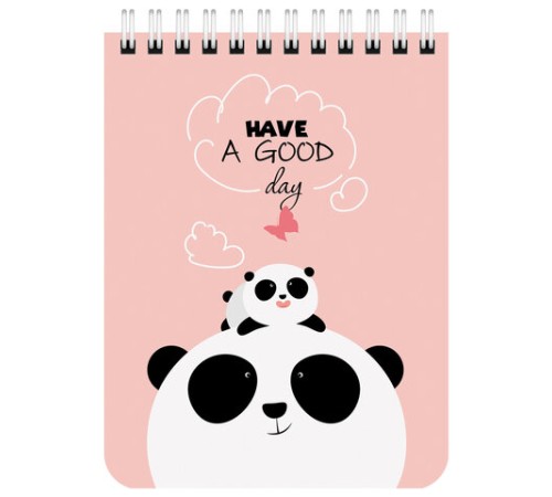 Блокнот МАЛЫЙ ФОРМАТ А6 108х145 мм, 40 л., гребень, картон, клетка, BRAUBERG KIDS, 