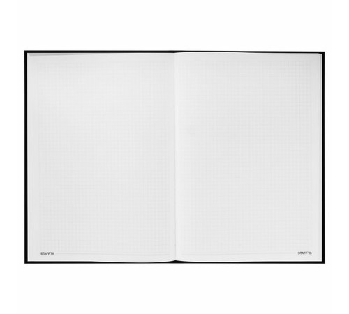 Блокнот БОЛЬШОЙ ФОРМАТ (205х290 мм) А4, 80 л., твердый, клетка, STAFF, 