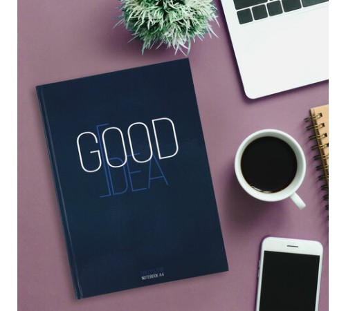 Блокнот БОЛЬШОЙ ФОРМАТ (205х290 мм) А4, 128 л., твердый, клетка, STAFF, 