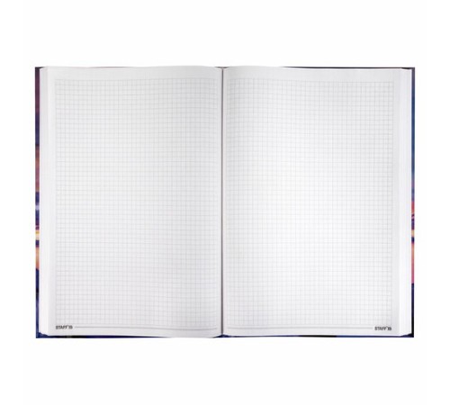 Блокнот БОЛЬШОЙ ФОРМАТ (205х290 мм) А4, 128 л., твердый, клетка, STAFF, 