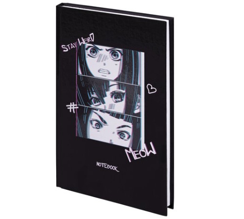 Блокнот А5 (134х206 мм), 80 л., твёрдый, клетка, STAFF, 