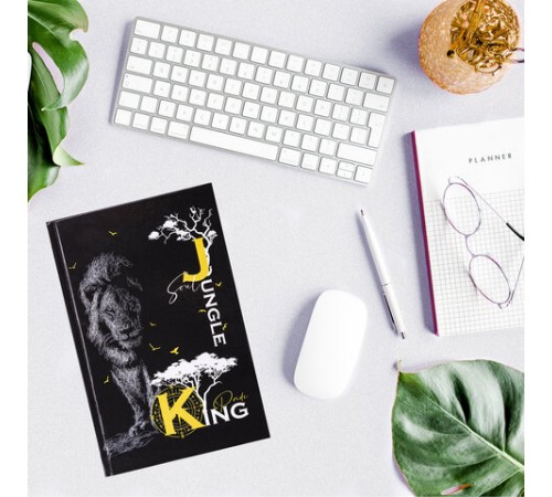 Блокнот А5 (134х206 мм), 80 л., твёрдый, клетка, STAFF, 