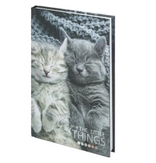 Блокнот А5 (134х206 мм), 80 л., твёрдый, клетка, STAFF, 