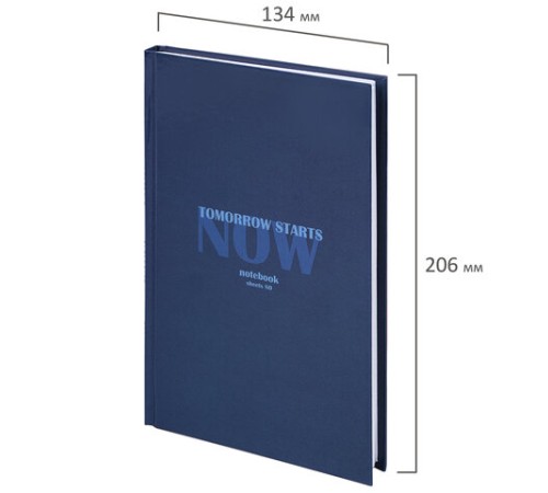 Блокнот А5 (134х206 мм), 80 л., твёрдый, клетка, STAFF, 