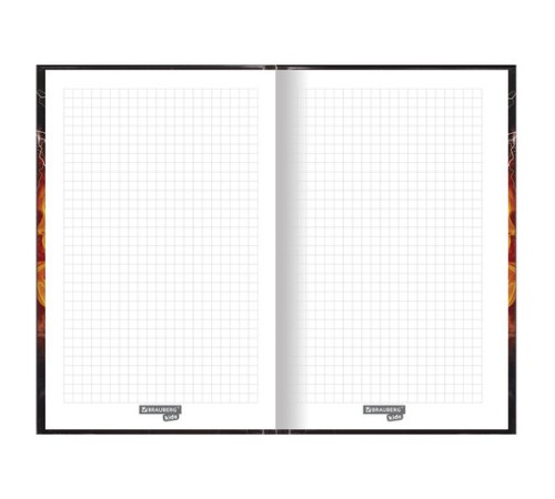 Блокнот А5 (134х206 мм), 80 л., твёрдый, клетка, BRAUBERG KIDS, 