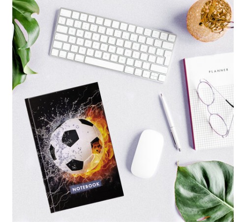 Блокнот А5 (134х206 мм), 80 л., твёрдый, клетка, BRAUBERG KIDS, 