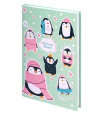 Блокнот А5 (134х206 мм), 80 л., твёрдый, клетка, BRAUBERG KIDS, 