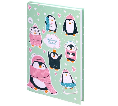 Блокнот А5 (134х206 мм), 80 л., твёрдый, клетка, BRAUBERG KIDS, 