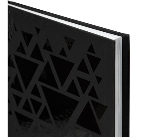 Блокнот А5 134х206 мм, 80 л., твердый, клетка, выборочный лак, STAFF, 