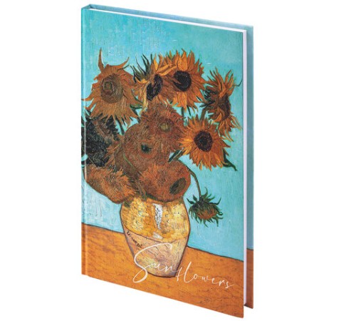 Блокнот А5 (134х206 мм), 80 л., твёрдый, клетка, выборочный лак, STAFF, 