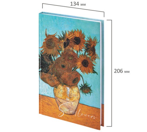 Блокнот А5 (134х206 мм), 80 л., твёрдый, клетка, выборочный лак, STAFF, 