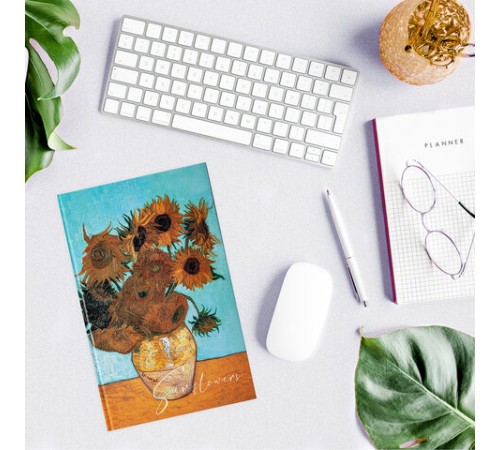 Блокнот А5 (134х206 мм), 80 л., твёрдый, клетка, выборочный лак, STAFF, 