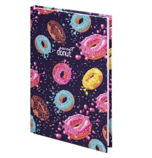 Блокнот А5 (134х206 мм), 80 л., твёрдый, клетка, выборочный лак, BRAUBERG KIDS, 