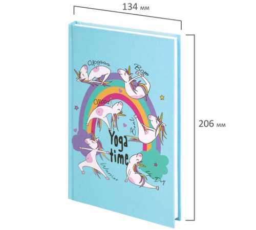 Блокнот А5 (134х206 мм), 80 л., твёрдый, клетка, выборочный лак, BRAUBERG KIDS, 