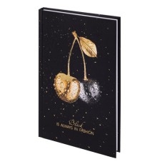 Блокнот А5 134х206 мм, 80 л., твёрдый, клетка, тиснение фольгой, STAFF, 