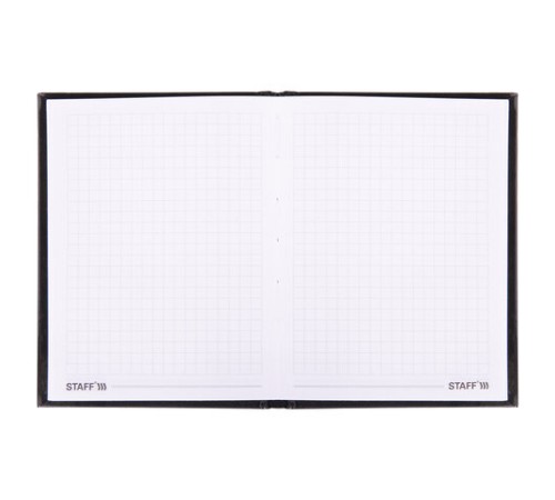 Блокнот МАЛЫЙ ФОРМАТ (110х147 мм), А6, 80 л., твёрдый, клетка, STAFF, 