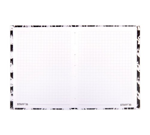 Блокнот МАЛЫЙ ФОРМАТ (110х147 мм), А6, 80 л., твёрдый, клетка, STAFF, 