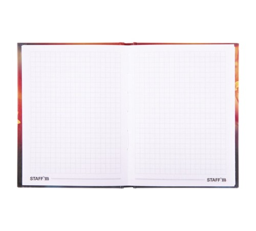 Блокнот МАЛЫЙ ФОРМАТ (110х147 мм), А6, 80 л., твёрдый, клетка, STAFF, 