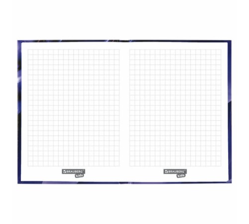 Блокнот МАЛЫЙ ФОРМАТ (110х147 мм), А6, 80 л., твёрдый, клетка, BRAUBERG KIDS, 