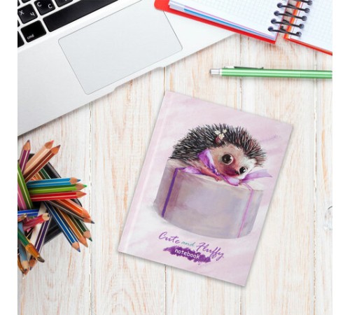 Блокнот МАЛЫЙ ФОРМАТ (110х147 мм), А6, 80 л., твёрдый, клетка, BRAUBERG KIDS, 