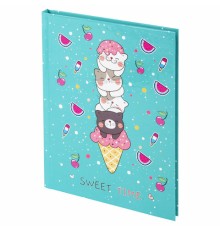 Блокнот МАЛЫЙ ФОРМАТ (110х147 мм), А6, 80 л., твёрдый, клетка, BRAUBERG KIDS, 