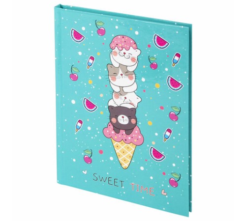 Блокнот МАЛЫЙ ФОРМАТ (110х147 мм), А6, 80 л., твёрдый, клетка, BRAUBERG KIDS, 