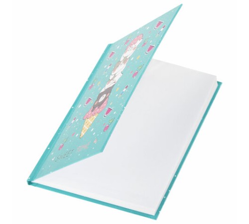 Блокнот МАЛЫЙ ФОРМАТ (110х147 мм), А6, 80 л., твёрдый, клетка, BRAUBERG KIDS, 