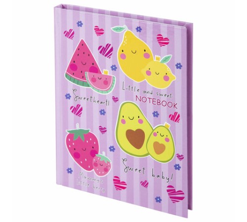 Блокнот МАЛЫЙ ФОРМАТ (110х147 мм), А6, 80 л., твёрдый, клетка, BRAUBERG KIDS, 