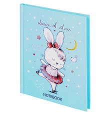 Блокнот МАЛЫЙ ФОРМАТ (110х147 мм), А6, 80 л., твёрдый, клетка, выборочный лак, BRAUBERG KIDS, 