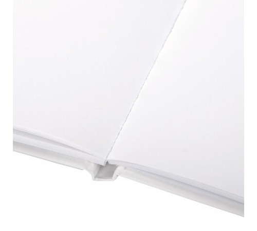 Скетчбук, белая бумага 80 г/м2, 145х203 мм, 80 л., резинка, твердый, BRAUBERG ART DEBUT 