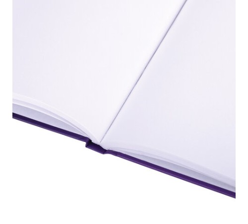 Скетчбук, белая бумага 80 г/м2, 195х195 мм, 80 л., резинка, твердый, BRAUBERG ART DEBUT 