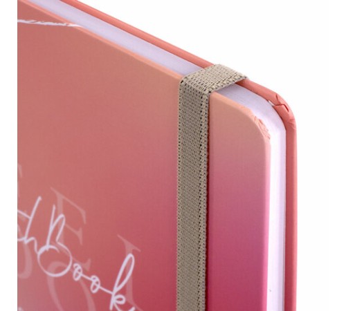 Скетчбук, белая бумага 80 г/м2, 195х195 мм, 80 л., резинка, твердый, BRAUBERG ART DEBUT 