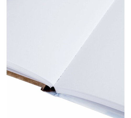 Скетчбук, белая бумага 120 г/м2, 145х203 мм, 80 л., резинка, твердый, BRAUBERG ART DEBUT 