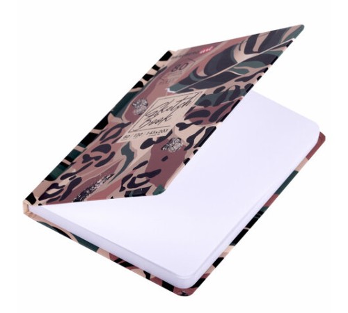 Скетчбук, белая бумага 120 г/м2, 145х203 мм, 80 л., резинка, твердый, BRAUBERG ART DEBUT 