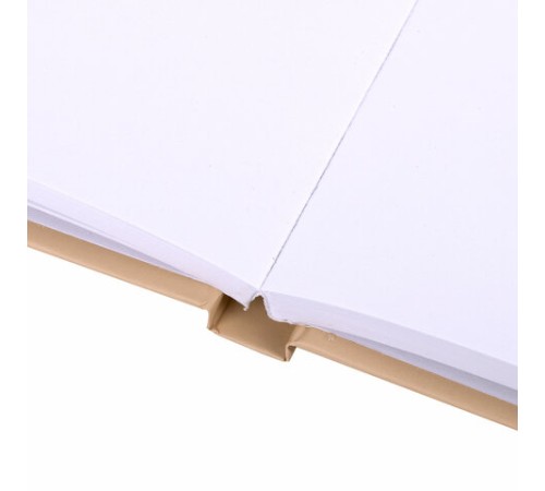 Скетчбук, белая бумага 160 г/м, 145х203 мм, 64 л., резинка, твердый, BRAUBERG ART CLASSIC 