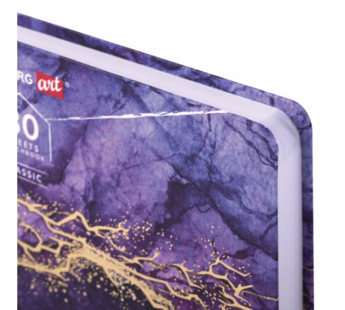 Скетчбук, белая бумага 160 г/м2, 145х203 мм, 80 л., твердая обложка, BRAUBERG ART CLASSIC 