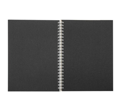 Скетчбук, 4 типа бумаги (акварельная, белая, черная, крафт) 146х204 мм, 60 л., гребень, BRAUBERG ART DEBUT, АНИМЕ, 115066 