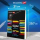 Скетчбук для маркеров, бумага 160 г/м2, 210х297 мм, 50 л., гребень, подложка, BRAUBERG ART CLASSIC, 
