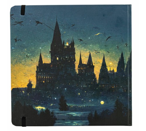 Скетчбук для маркеров 120 г/м2, 195х195 мм, 60 л., твердая обложка, резинка, BRAUBERG ART PREMIERE, Замок, 115104