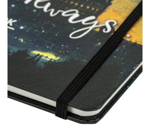 Скетчбук для маркеров 120 г/м2, 195х195 мм, 60 л., твердая обложка, резинка, BRAUBERG ART PREMIERE, Замок, 115104