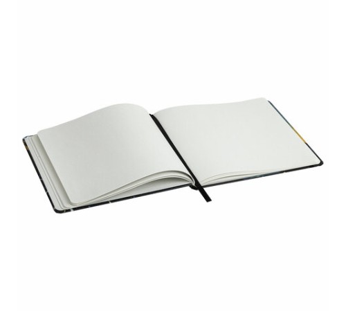 Скетчбук для маркеров 120 г/м2, 195х195 мм, 60 л., твердая обложка, резинка, BRAUBERG ART PREMIERE, Замок, 115104