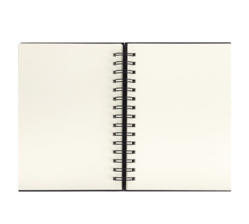 Скетчбук, слоновая кость 100 г/м2, 148х210 мм, 80 л., гребень, твердая обложка, BRAUBERG ART PREMIERE, 115109 