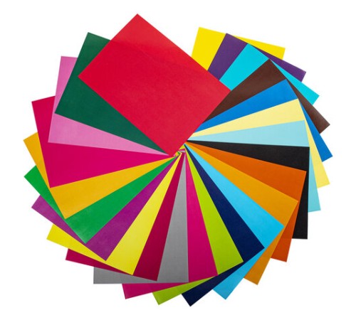 Цветная бумага А4 мелованная, 24 листов, 24 цвета, папка, индивидуальная упаковка, BRAUBERG KIDS, 200х280 мм, 115163