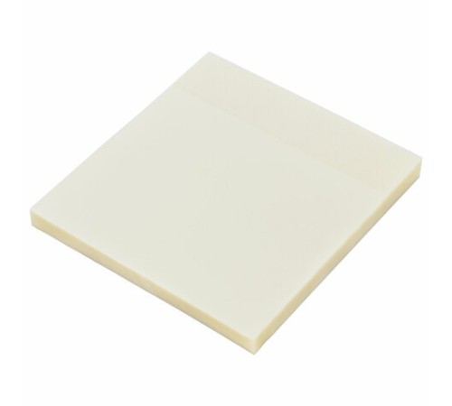 Блок самоклеящийся прозрачный (стикеры) BRAUBERG TRANSPARENT 76х76 мм, 100 листов, 115205